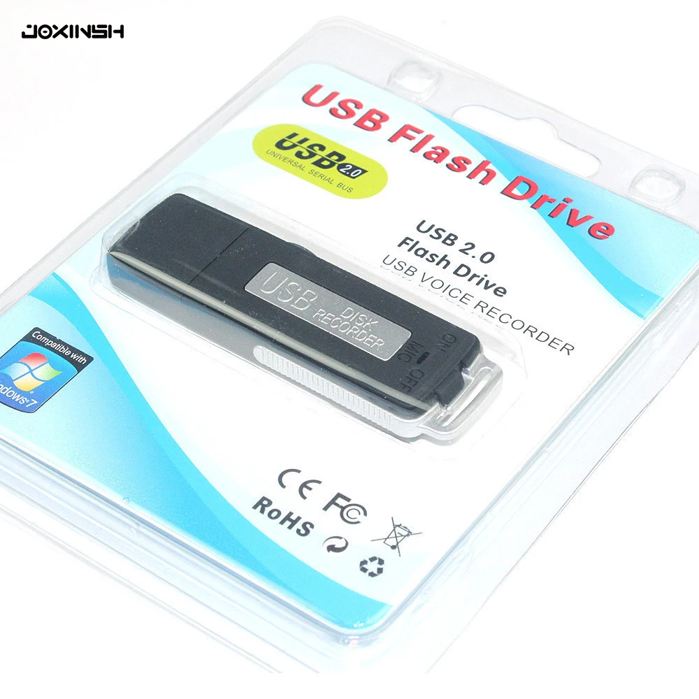 Мини диктофон с зарядкой от USB 384 кбит/с высококачественный флешкой для совещаний
