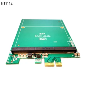 PCI-E к MXM3.0 графическая карта Райзер карта PCI Express X1 к MXM 3,0 адаптер преобразователь платы со светодиодом для майнинга BTC