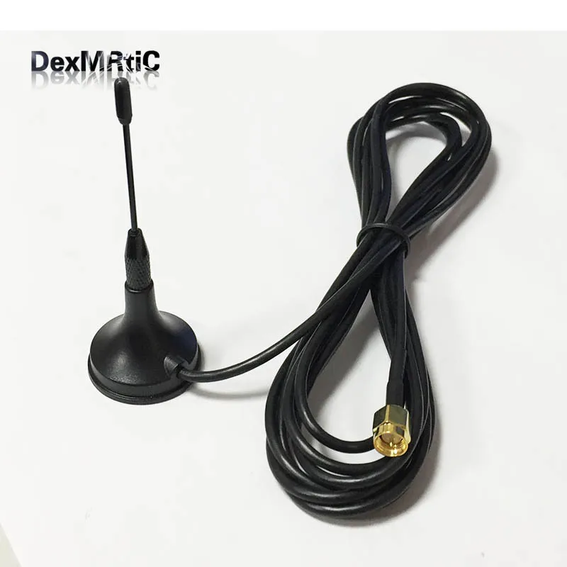 Антенна 3G 3dBi 900-1800 МГц 3M SMA Male GSM антенны размер 90 мм в длину | Мобильные телефоны и