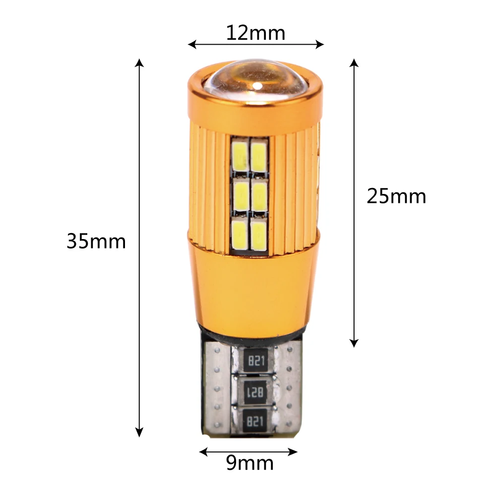 LEEPEE 2 шт./компл. Универсальный T10 3014 30SMD светодиодный Габаритные фонари для