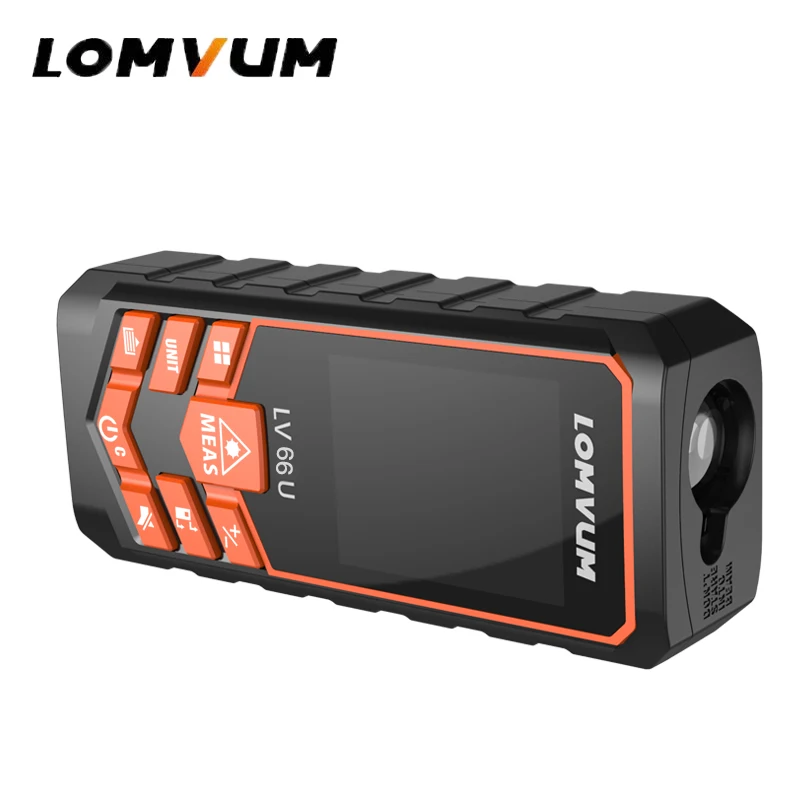 LOMVUM LV 66U ручной лазерный дальномер цифровой лазерный дальномер Электрический нивелир лента Misuratore лазерный дальномер