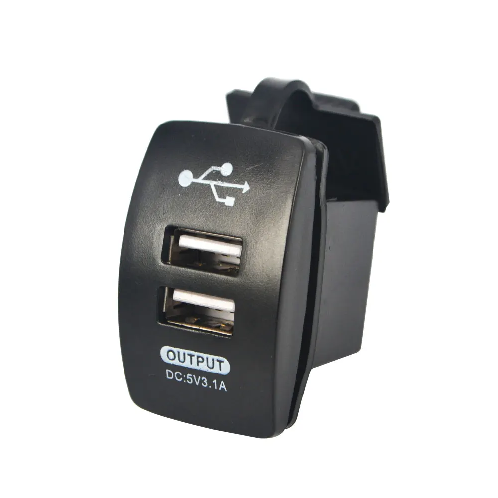 Водонепроницаемое автомобильное зарядное устройство Sikeo с двумя USB-портами