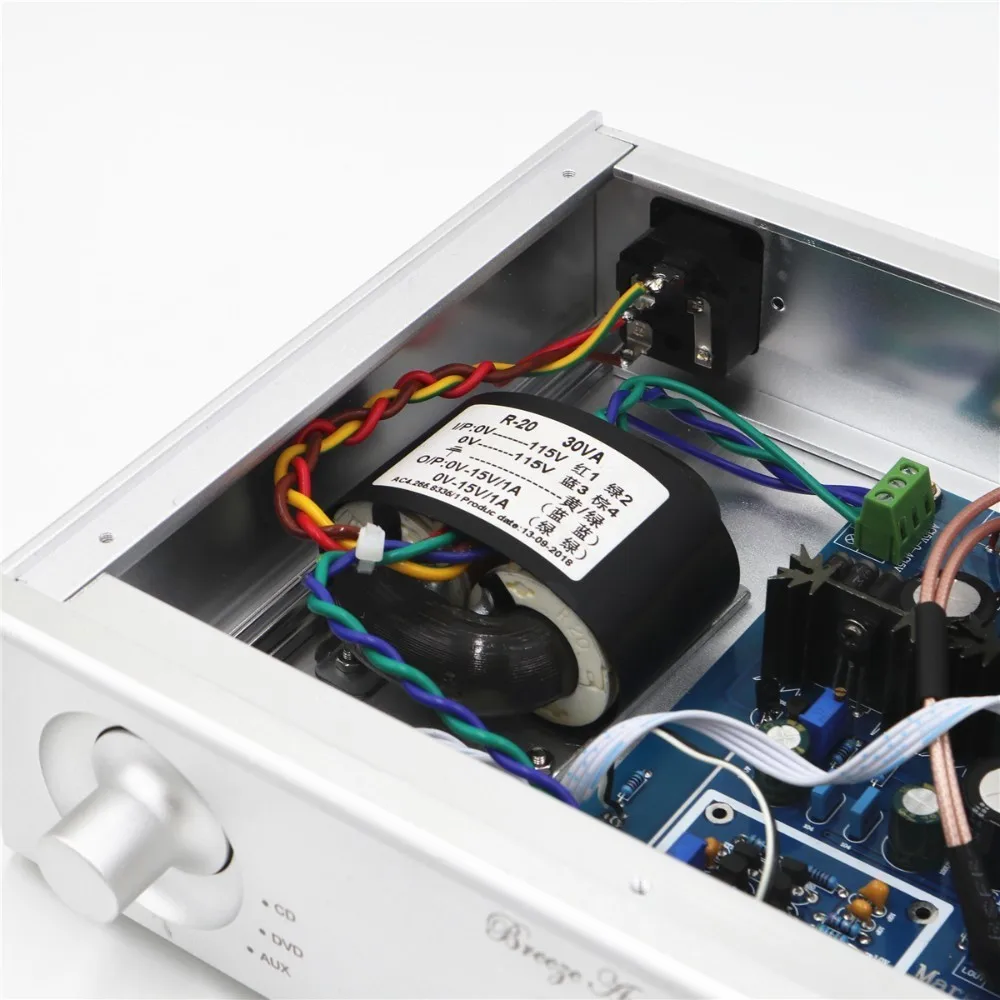 Оригинальная схема Mark JC 2 Pre усилитель 3 группы 2RCA регулятор громкости передний