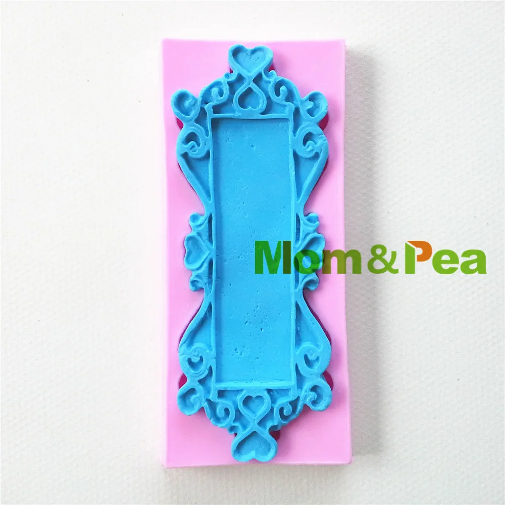 Силиконовая форма в форме сердца Мама и горох 0792