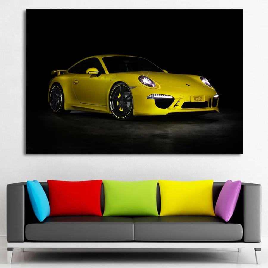 Super Car Porsches 911 автомобильный постер холст художественные принты настенные картины
