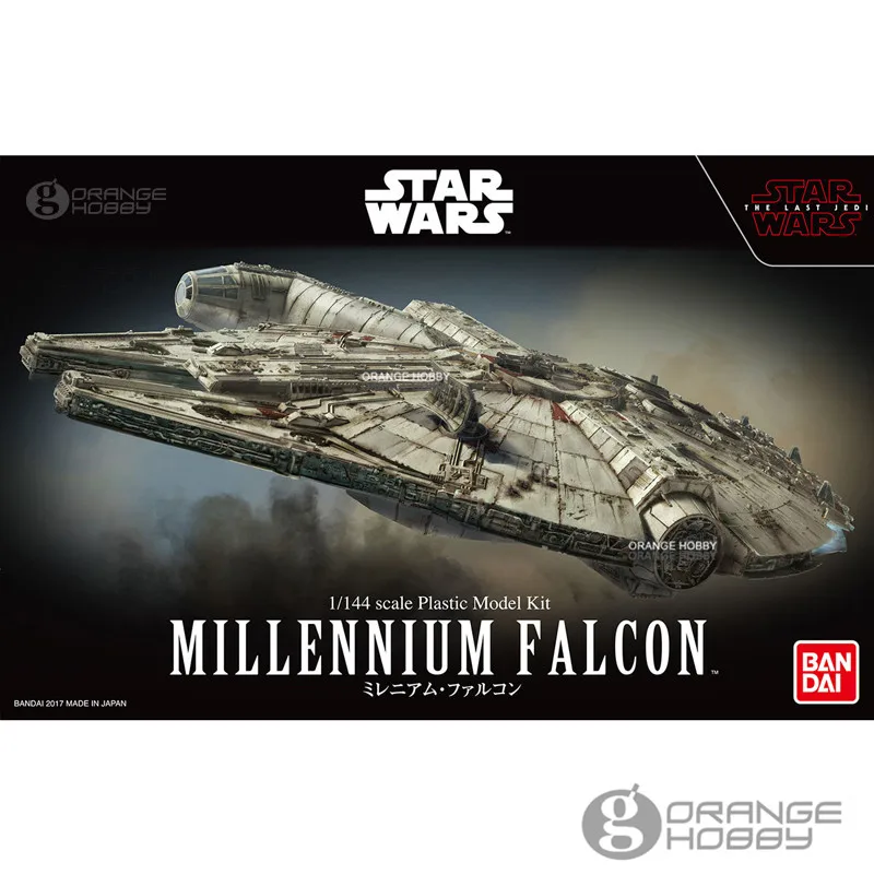 Звездные войны OHS бандаи 1/144 сокол миллениума TLJ Ver. Набор пластиковых моделей для
