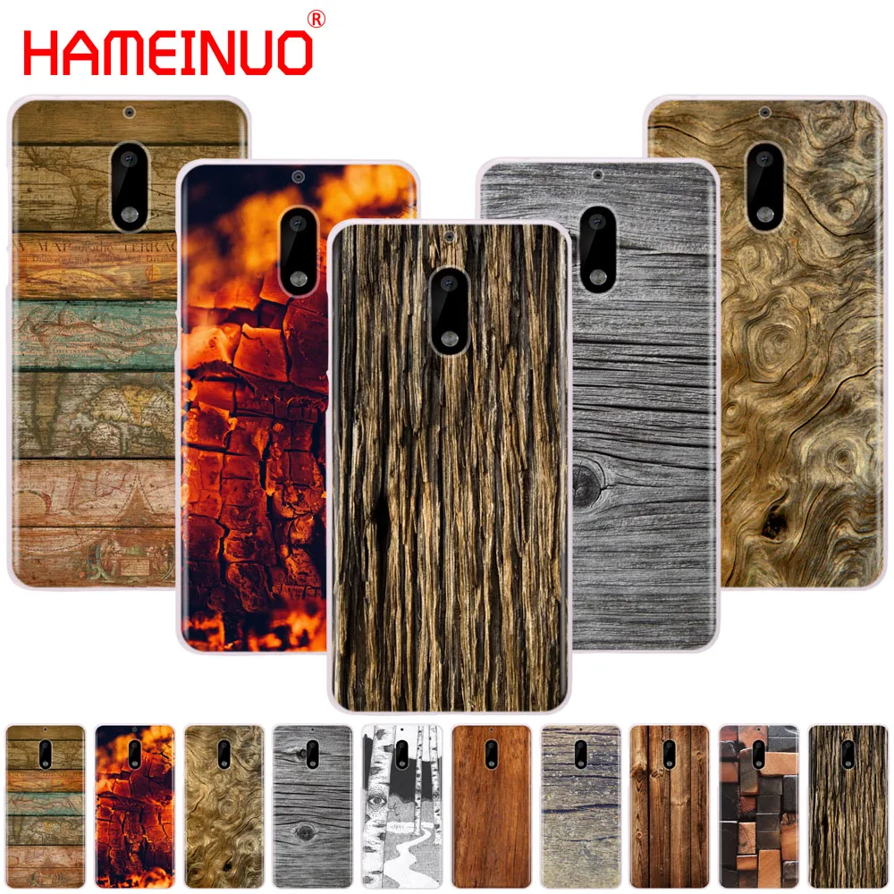 Чехол HAMEINUO с текстурой дерева для Nokia 9 8 7 6 5 3 Lumia 640 640XL 2018|Бамперы| |