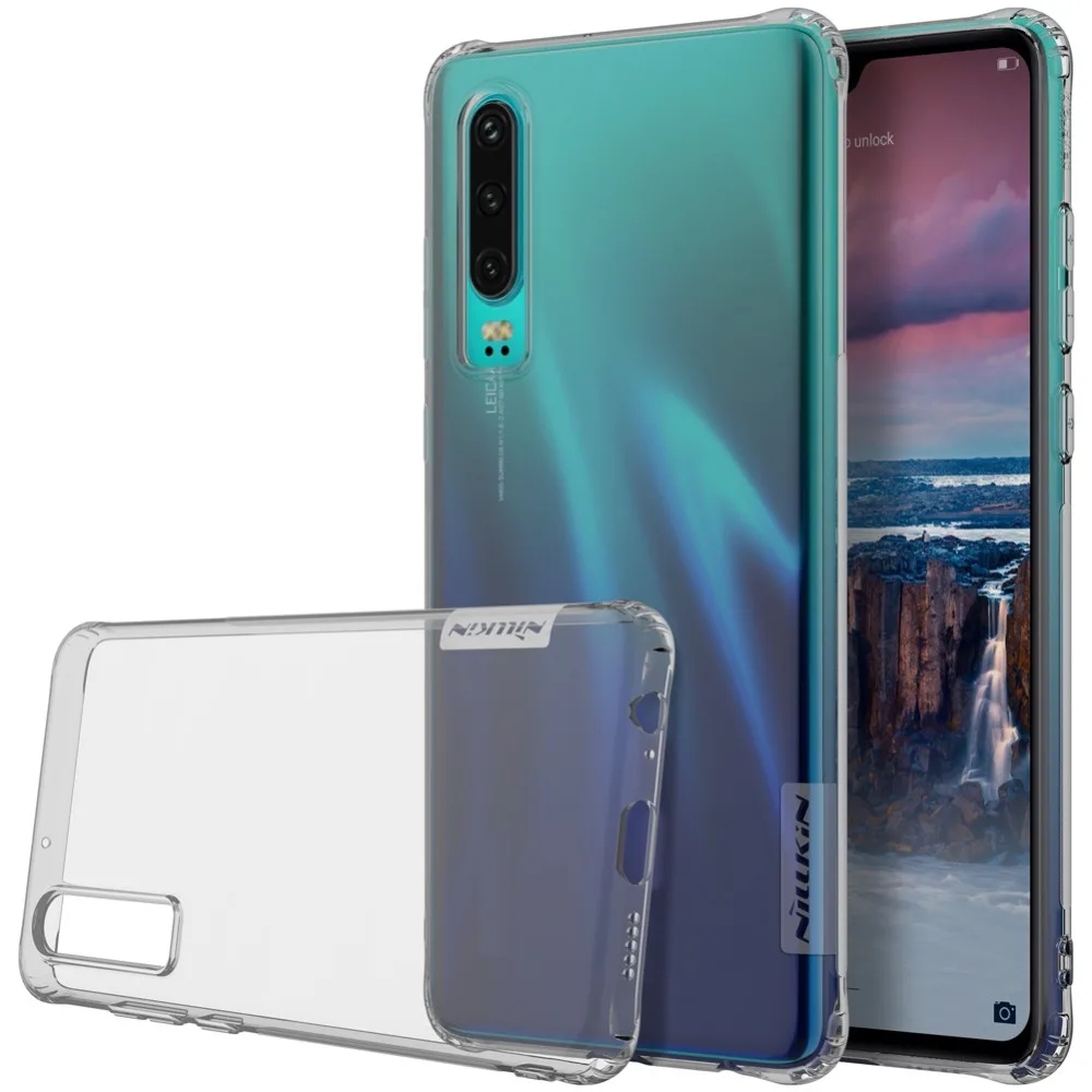 Nillkin Clear Phone Cases For Huawei P30 Pro Nature Soft Slim TPU Transparent Back Cover Casing Coque Case |