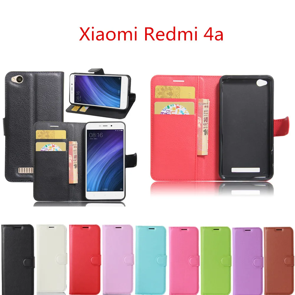 Для Xiaomi Redmi 4A 5 0 дюймов Чехол кошелек стиль PU кожаный чехол для телефона