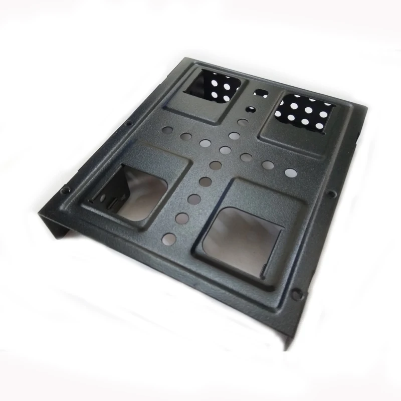 Double 2.5 to 3.5 metal hard drive Bracket Notebook mechanical disk SSD solid state Shelves | Компьютеры и офис