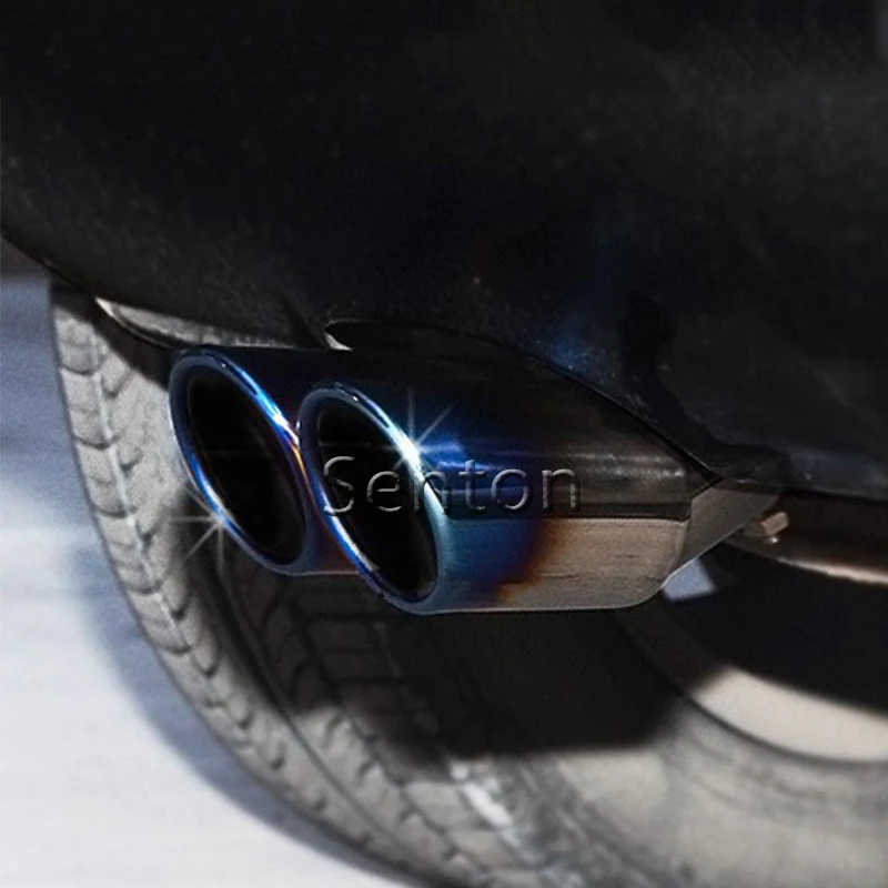 Автомобильный двойной глушитель задний для Kia Rio 2012 2013 2014 2015 аксессуары Soul Forte|for