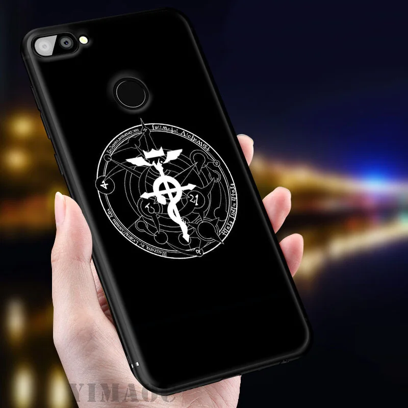 Металлическое алхимическое братство мягкий чехол для huawei Honor вид 20 10 8X8 8C 6A 7A 7X 7C Lite