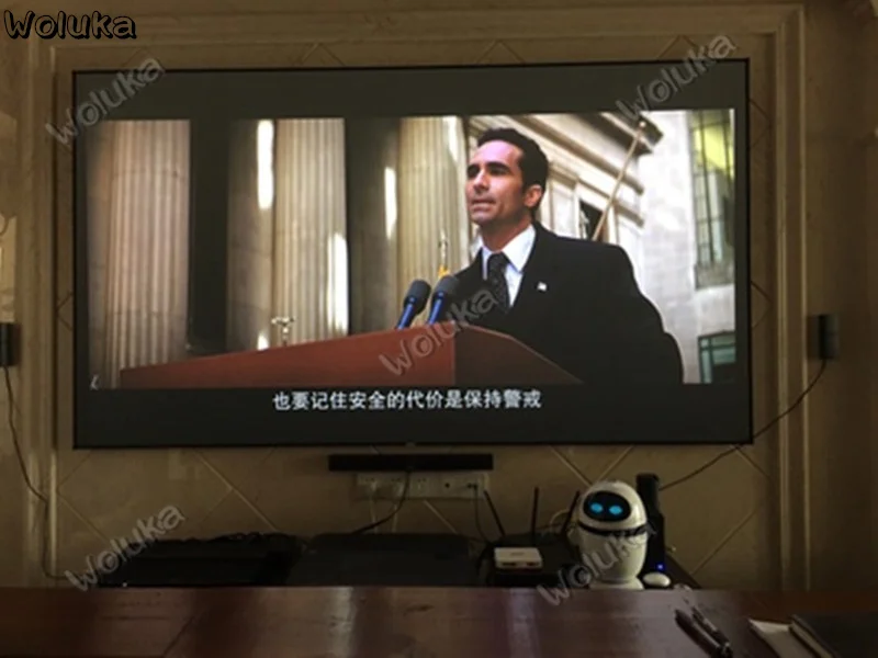 Projection curtain 90/100/120/Ultra short Coke Laser TV anti-light black grid home Theater 4K HD CD50W03 | Лампы и освещение
