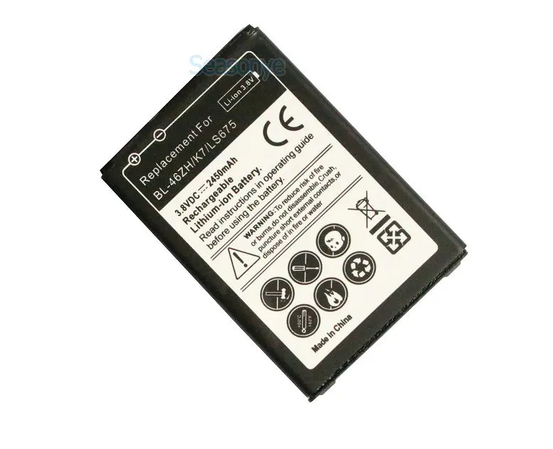 Seasonye 2450mAh BL 46ZH / BL46ZH Замена литий ионной батареи для LG K7 LS675 TRIBUTE 5 MS330 X210 + код