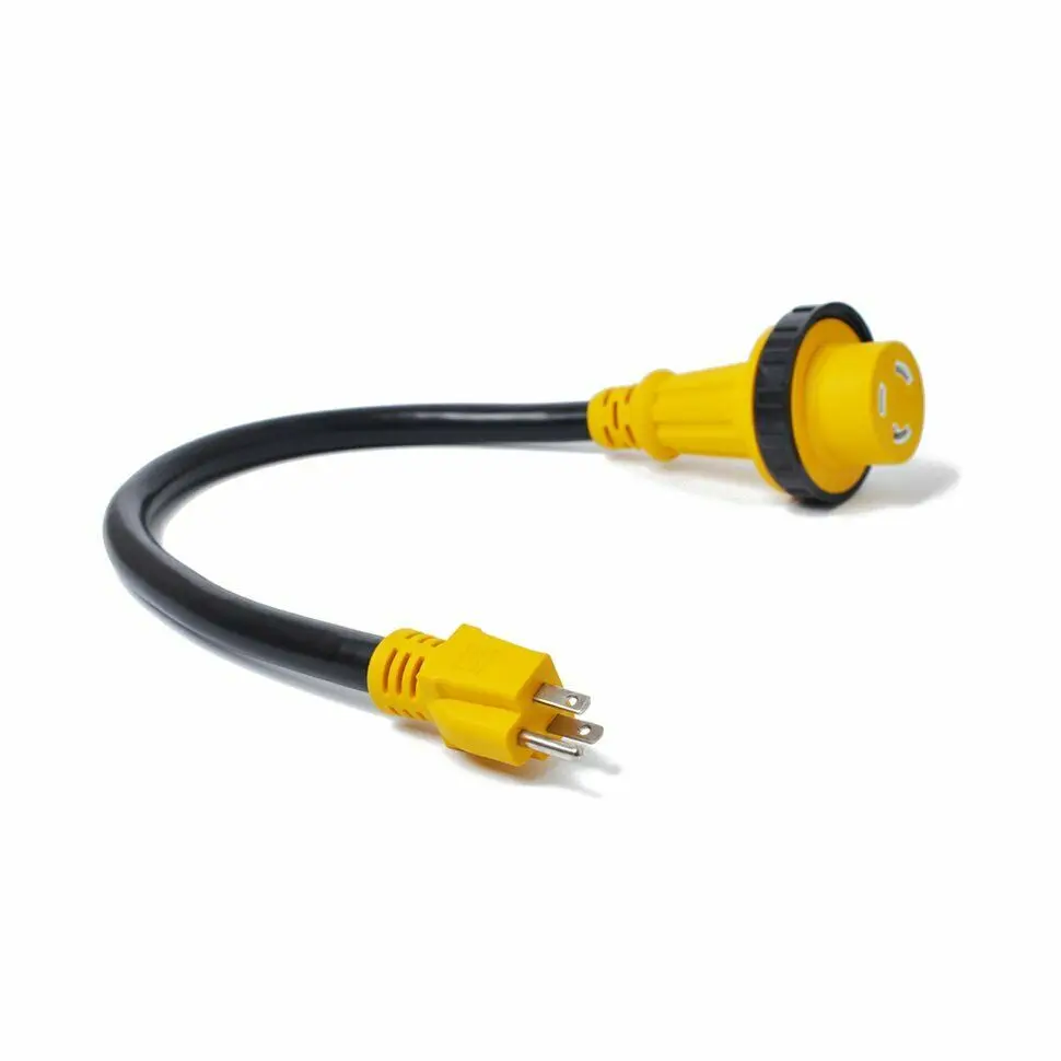 15Amp к 30Amp Караван Трейлер вилка женский мужской штекер Береговая мощность Pigtail RV