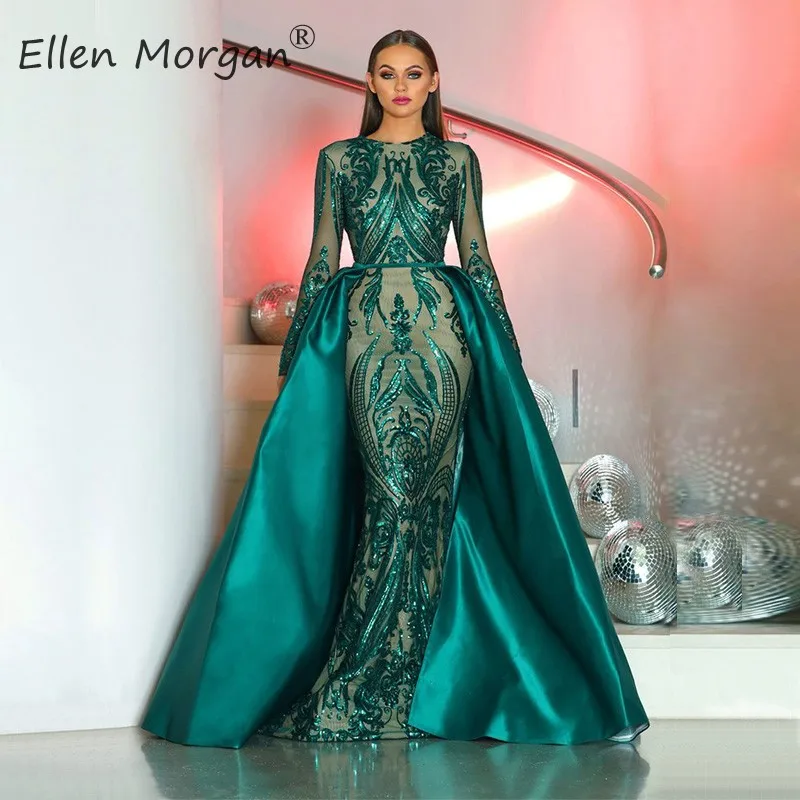 Мусульманское вечернее платье русалки из Саудовской Аравии 2019 Марокканское