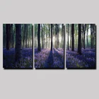 3 Панели красивые солнечные лесные настенные картины для гостиной-Природный лес пейзаж модульные настенные картины-без рамки плакаты