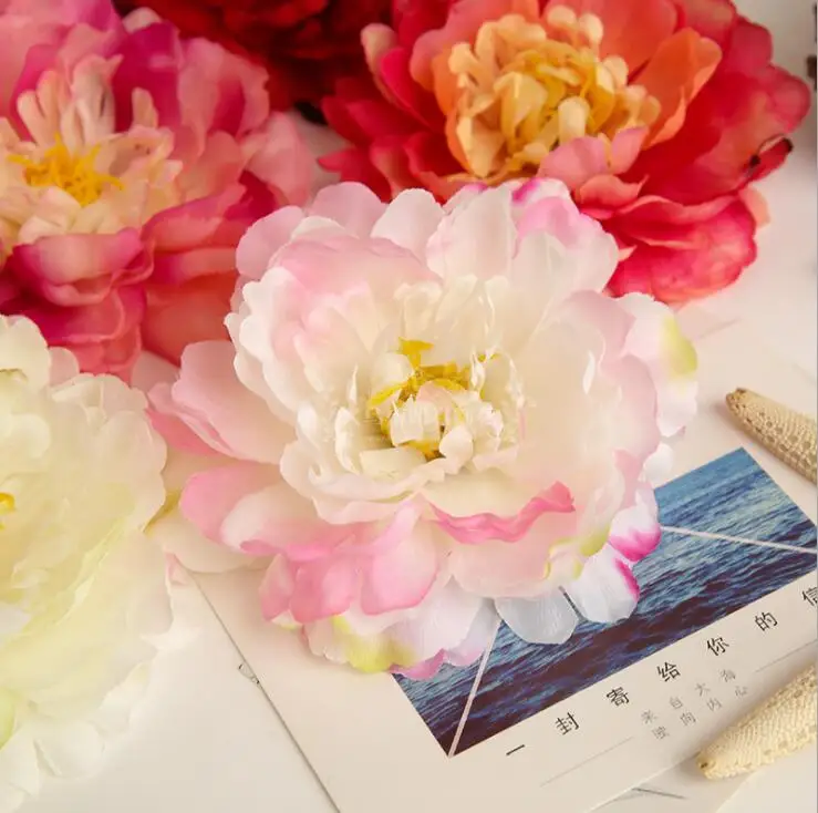 Высококачественные искусственные головки цветов сделай сам пионы свадебные