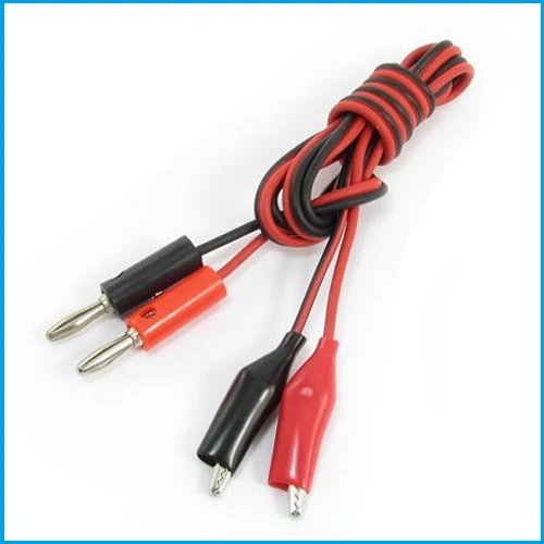 1 м длинные AV банан разъем для двойной тестер крокодил|alligator clips|alligator connectoralligator clip