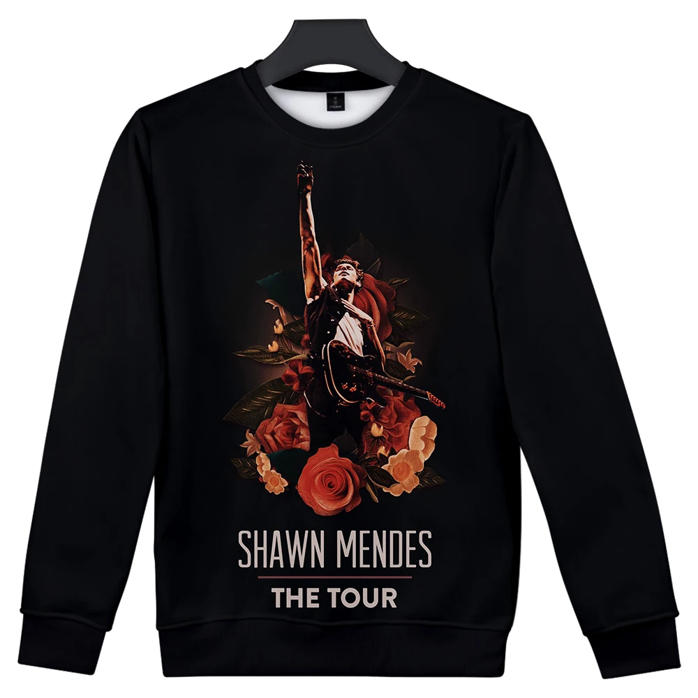 Толстовки с круглым вырезом ADUN TOMMY 3D Shawn Mendes модная толстовка длинными рукавами