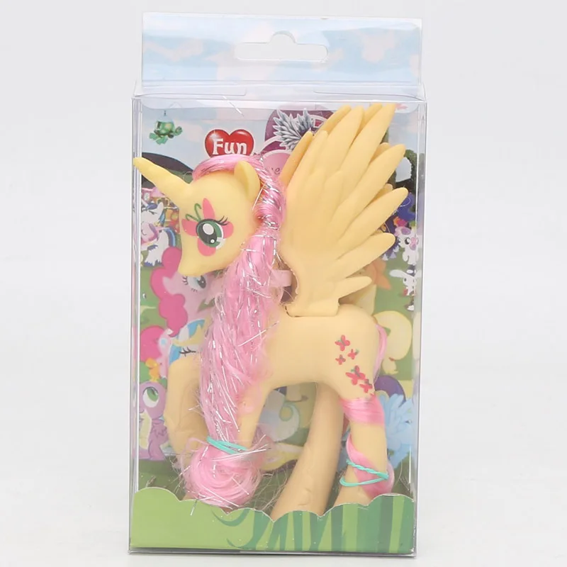 15 стилей 14 см игрушки My Little Pony Принцесса Селестия Луна Пинки Пай Радуга Дэш ПВХ Фигурки сумеречный единорог модель куклы