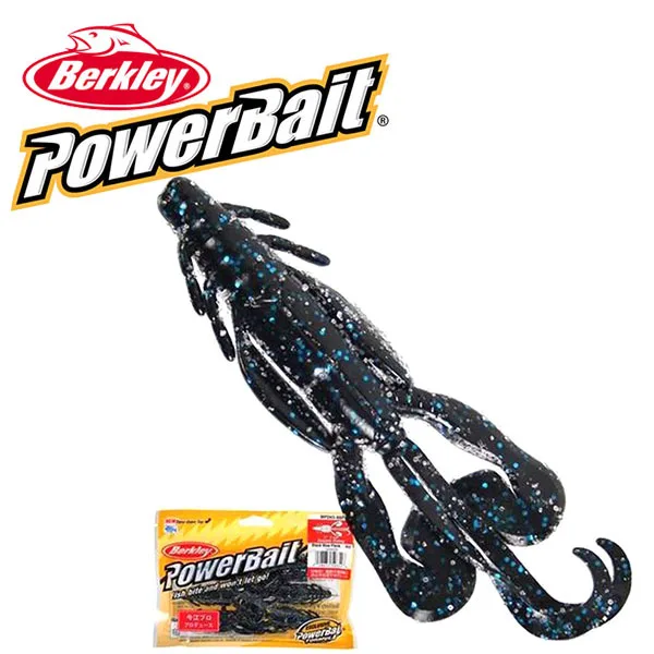 Беркли Марка Powerbait двойной hawg MPDH3 мягкие приманки 7 см японского креветок с солью
