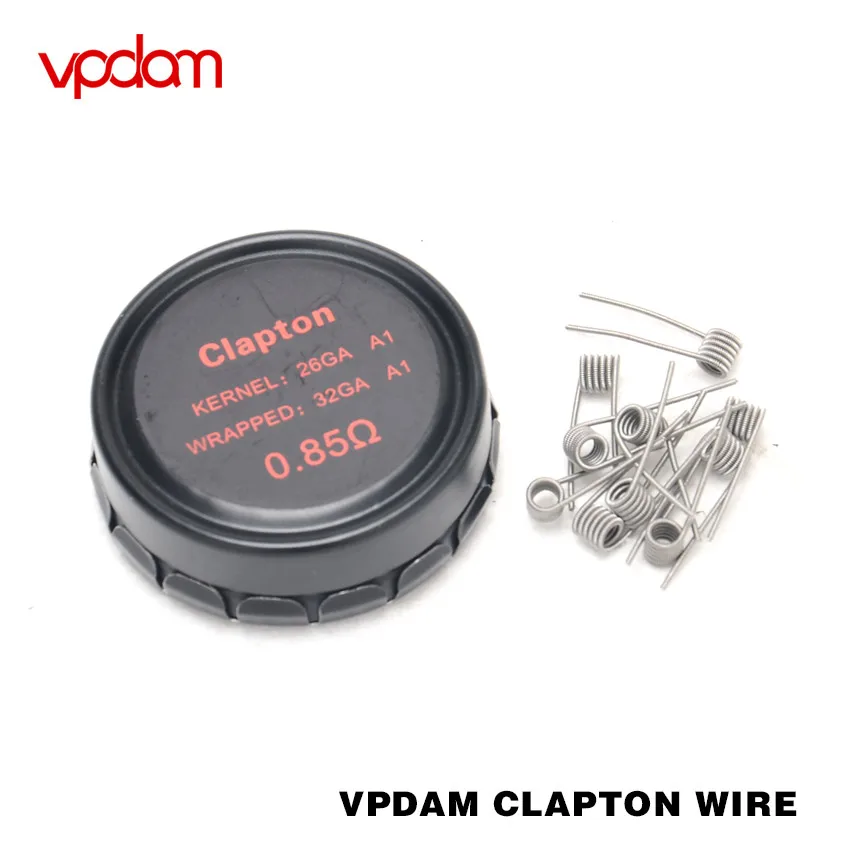 Оригинальный vpdam проволока Clapton ядро завернутый 26GA + 32GA 0.85ohm DIY RDA инструмент для