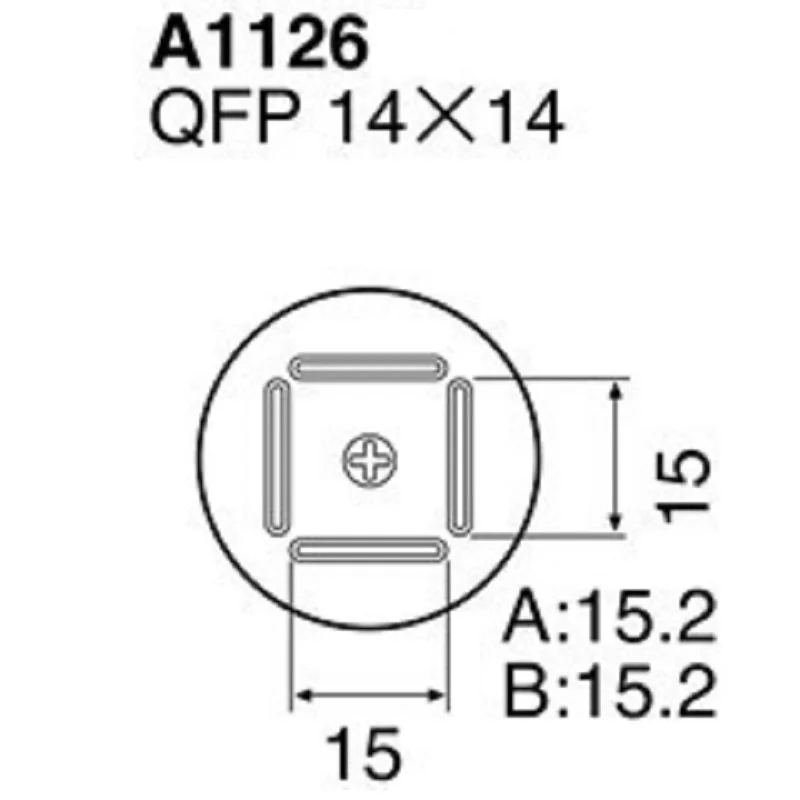 

A1126 850/852 14*14mm air nozzle hot air gun hot air gun nozzle square QFP PLCC hot air nozzle weld typhoon Tsui