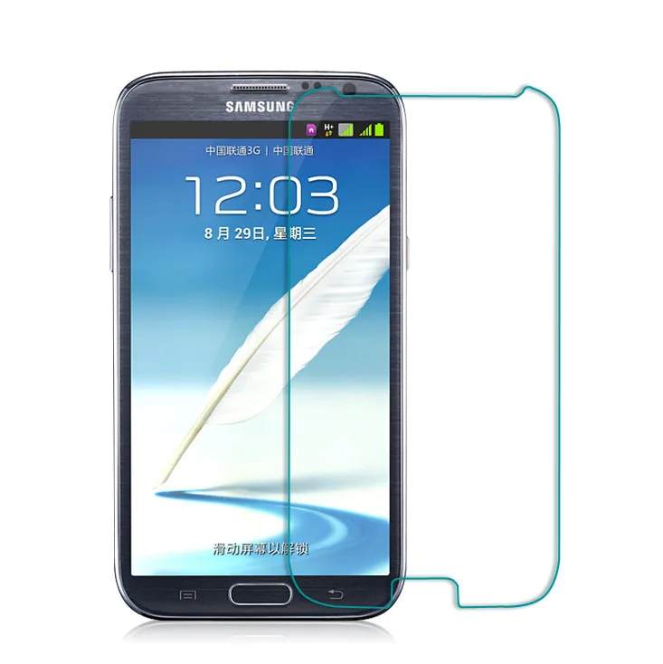 Закаленное защитное стекло для Samsung Galaxy Note 2 N7100 N7108/2 2.5D|screen protector hardness|screen 3gsscreen