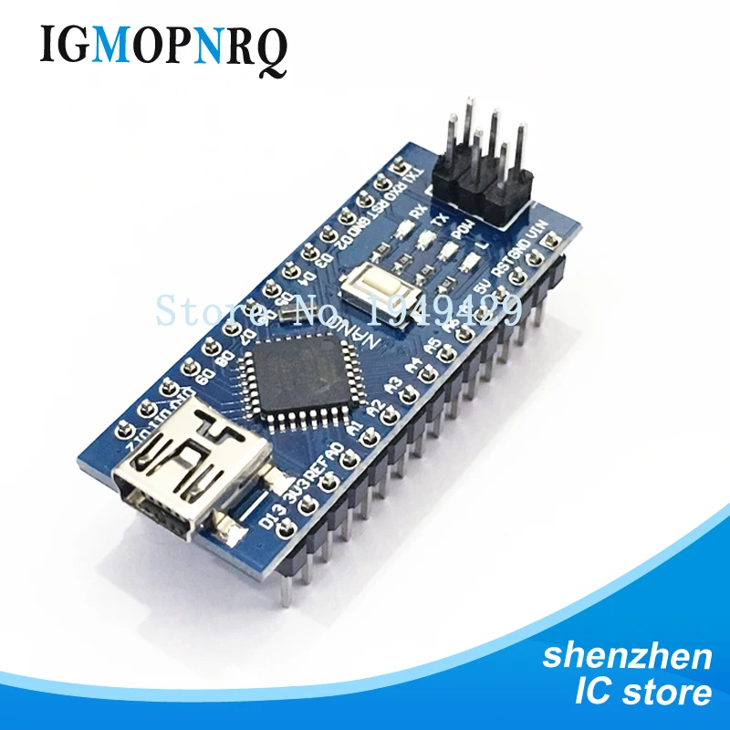 Контроллер Nano 3 0 V3.0 ATMEGA328P ATMEGA328 CH340 + USB-кабель 1 шт. | Электронные компоненты и