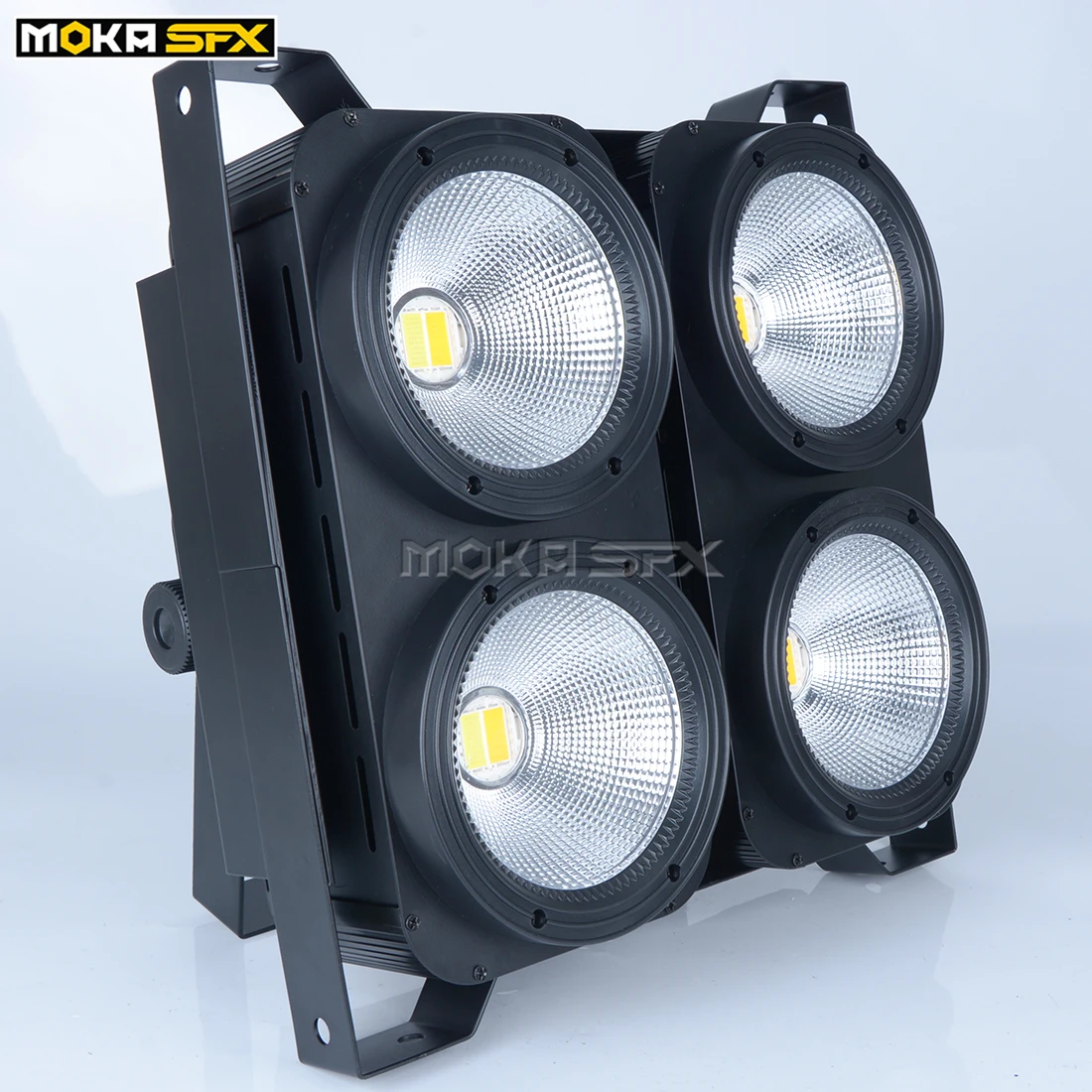 4x100 Вт 4 глаза LED Cob Blinder Light RGB 3 в 1 АУДИТОРИЯ Lights профессиональное сценическое