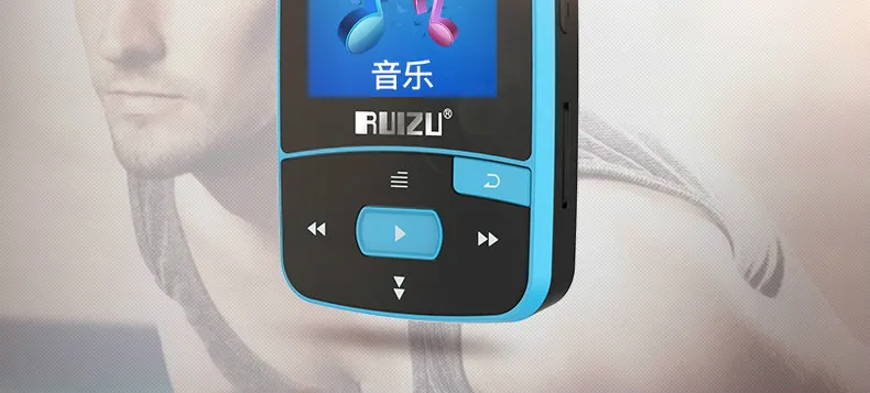 RUIZU X50 Bluetooth спортивный MP3 музыкальный плеер FM радио рекордер Supprot SD карта клип MP3 плеер Bluetooth 8 Гб PK RUIZU X06 X18 X26
