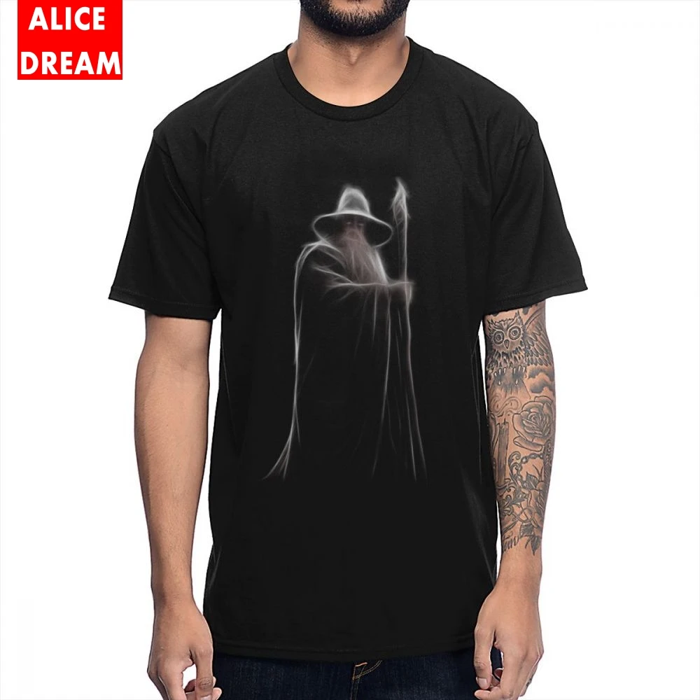 Футболка из чистого хлопка Властелин колец футболка с кольцом принтом большой