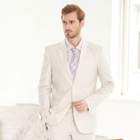 beige men suits wedding suits bridegroom custom tailored made tuxedo slim fit formal best man prom blazer 2piece terno masculino