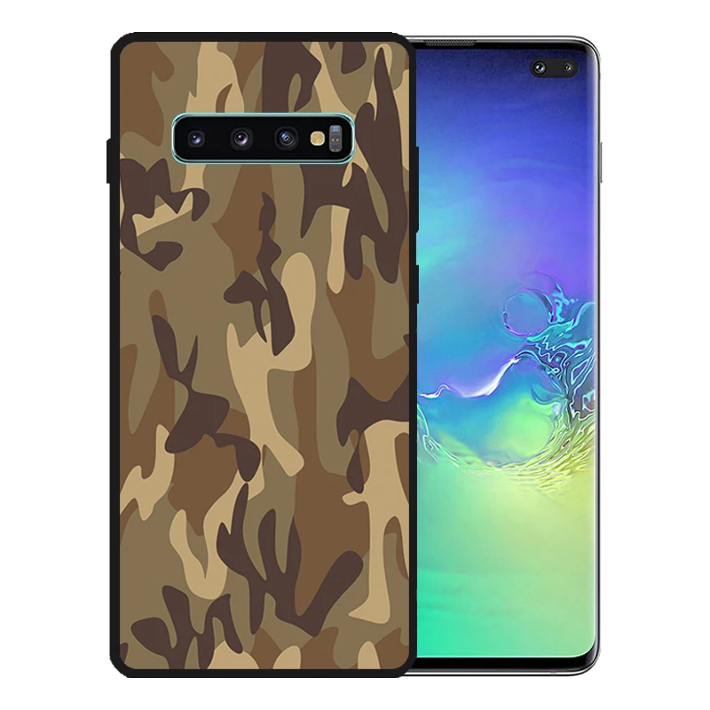 Мягкий силиконовый черный чехол для samsung Galaxy S10 5G S8 S9 Plus S10E Note 10 Pro 9 8 Прочный