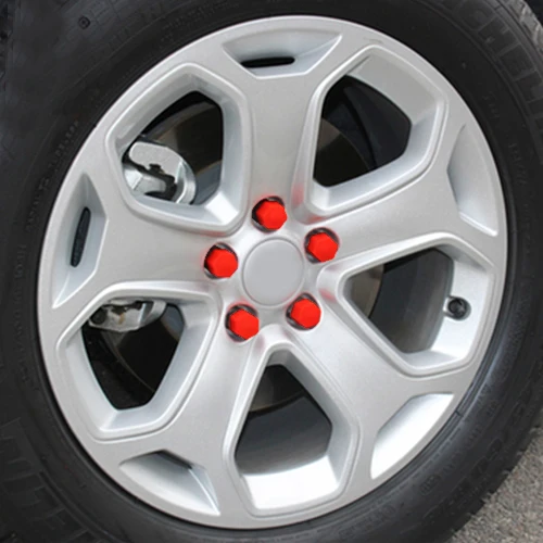 ienie samochodu 20 sztuk/zestaw żel krzemionkowy nakrętki kół obejmuje ochronne akcesoria samochodowe czapki osłona śrub piasty dla CHEVY TIGGO