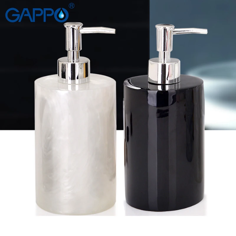 GAPPO liquid soap dispensers Bathroom Resin Hand Pump imported resin Bottle Bath accessories pumps | Обустройство дома