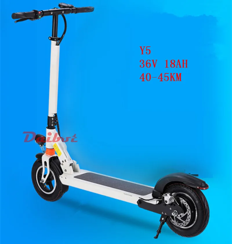 Y5 White Daibot Y1 Y3 Y5 Y5S Y6 складной электрическая скутер 10 дюймов складной велосипед электрический скейтборд Ховерборд Велосипедный Спорт самокат без налог - Цвет: Y5 White