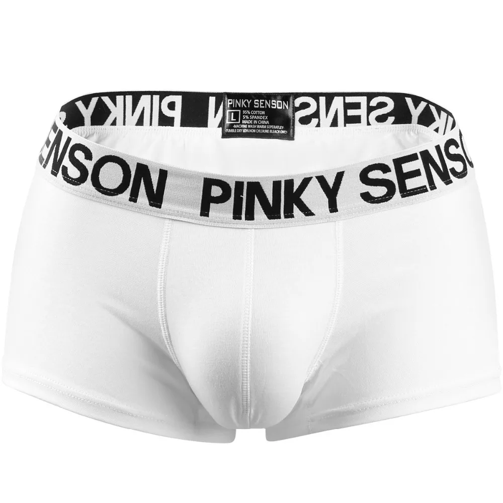 Мужские хлопковые трусы боксеры PINKY SENSON сексуальное нижнее белье для мужчин