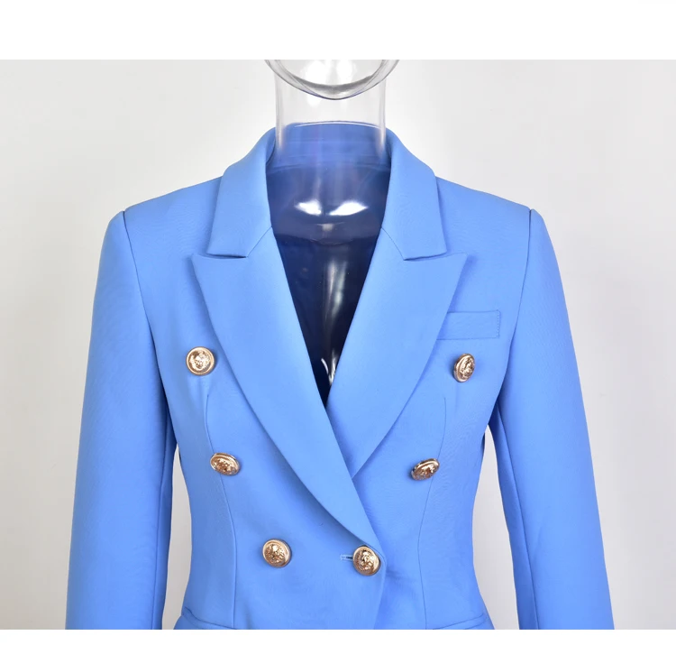 HarleyFashion, уникальный дизайн, высокое качество, подиум, карамельный цвет, тонкий, формальные блейзеры, пуговицы, одноцветные, OL, женские блейзеры