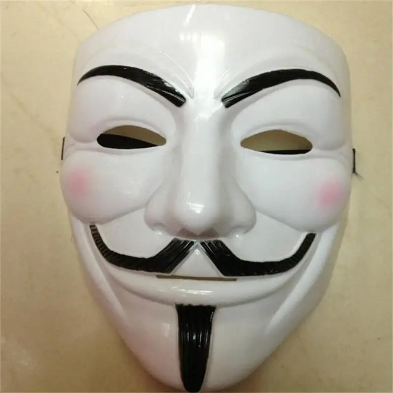 Halloween Mask Party Masks V for Vendetta Anonymous Guy Fawkes Fancy Dress Adult Costume Accessory Cosplay | Дом и сад