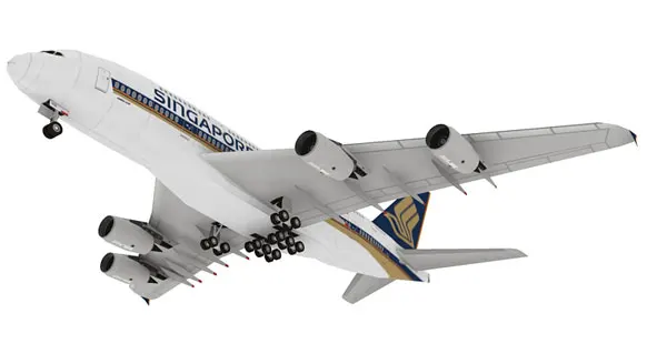 1:300 Airbus A380 3D бумажная модель бумажного ремесла картонный дом для детей бумажные игрушки ОАЭ Сингапур пассажирская авиация