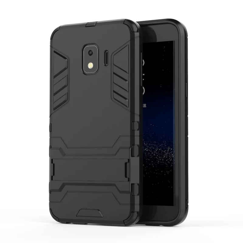 

HAWEEL Shockproof PC + TPU Case for Galaxy J2 Core, with Holder