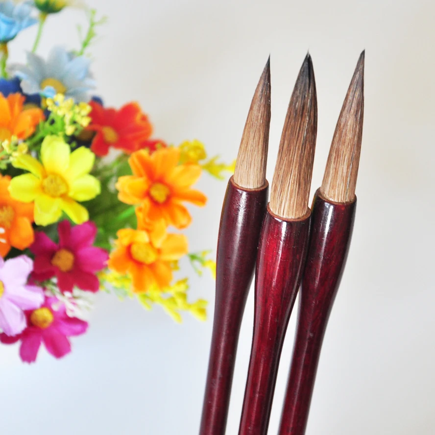 3 шт./набор кисти для рисования китайской каллиграфии|chinese calligraphy brush|calligraphy brushbrush