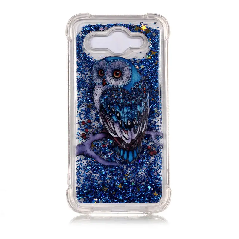 New For Huawei Y3(2017) Phone Case Dynamic Glitter Luxury Unicorn Liquid Quicksand Soft Silicone Back Cover for Y3 2017 |