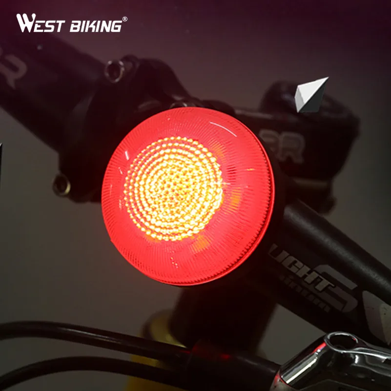 WEST BIKING велосипедный светильник передний задний перезаряжаемый