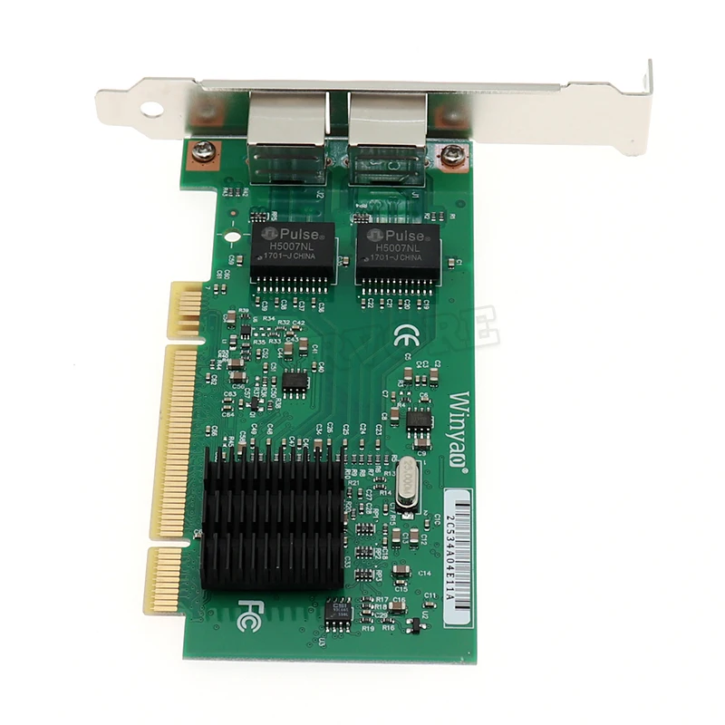 PCI Двухпортовая гигабитная сеть Ethernet 10/100/1000 М адаптер карта pci ethernet 1000 Мбит/с lan