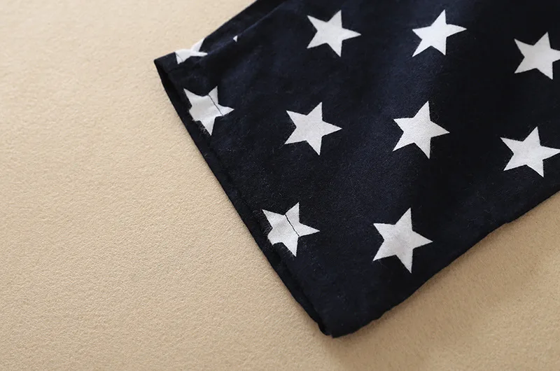 DEEPTOWN мужской пижамный комплект 100% хлопок принт со звездами пижамы для мужчин