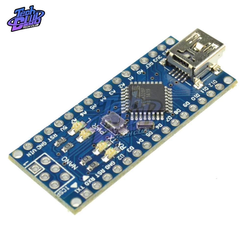 NANO 3 0 ATMEGA328P MU контроллер совместим с для Arduino CH340 круглый USB кабель Ninguna V3.0 NANO|Детали