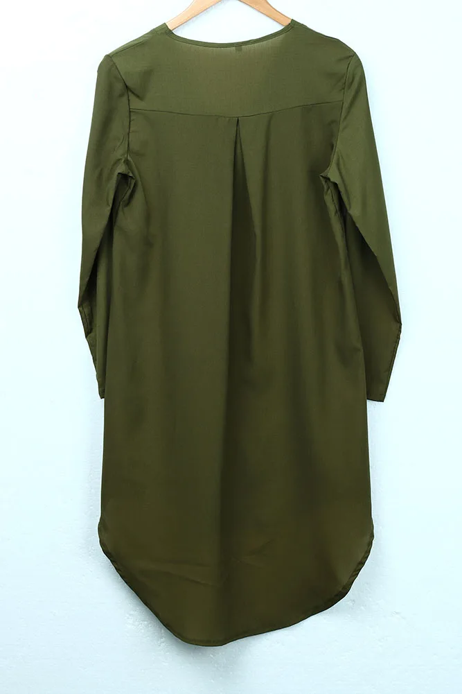 Женское шифоновое платье с длинным рукавом разрезом|women dress|long sleeve casual dressshirt dress |